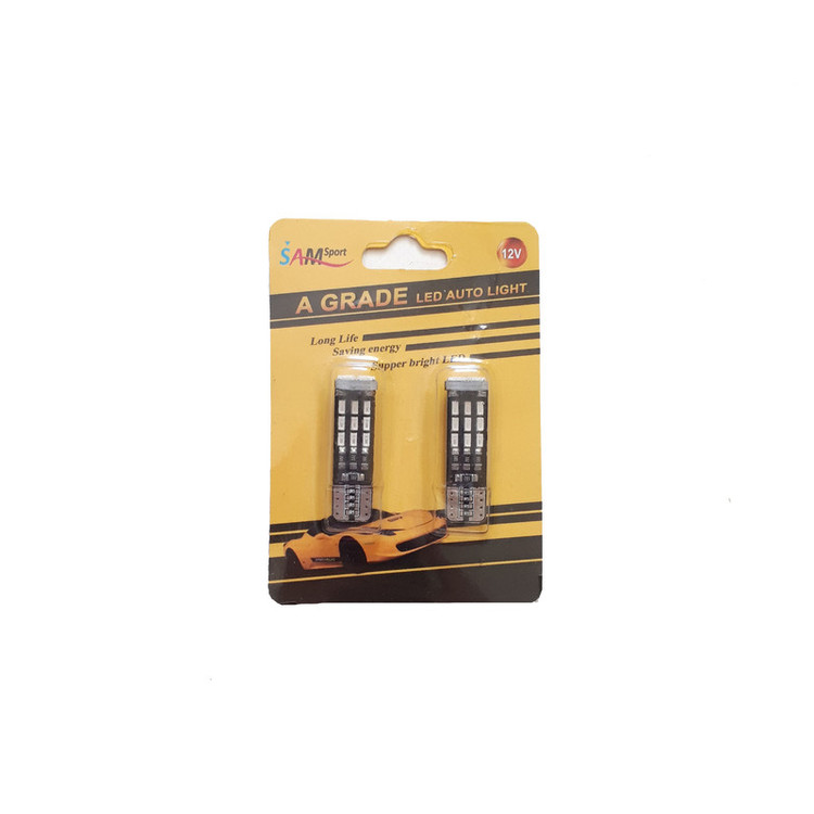 لامپ چراغ کوچک جلو خودرو سام اسپرت مدل smdw24 بسته دو عددی
