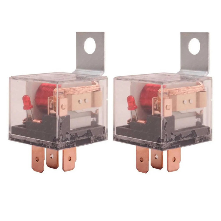 رله بوق 5 فیش خودرو مدل فابریکی TMT100A_2 مجموعه دو عددی
