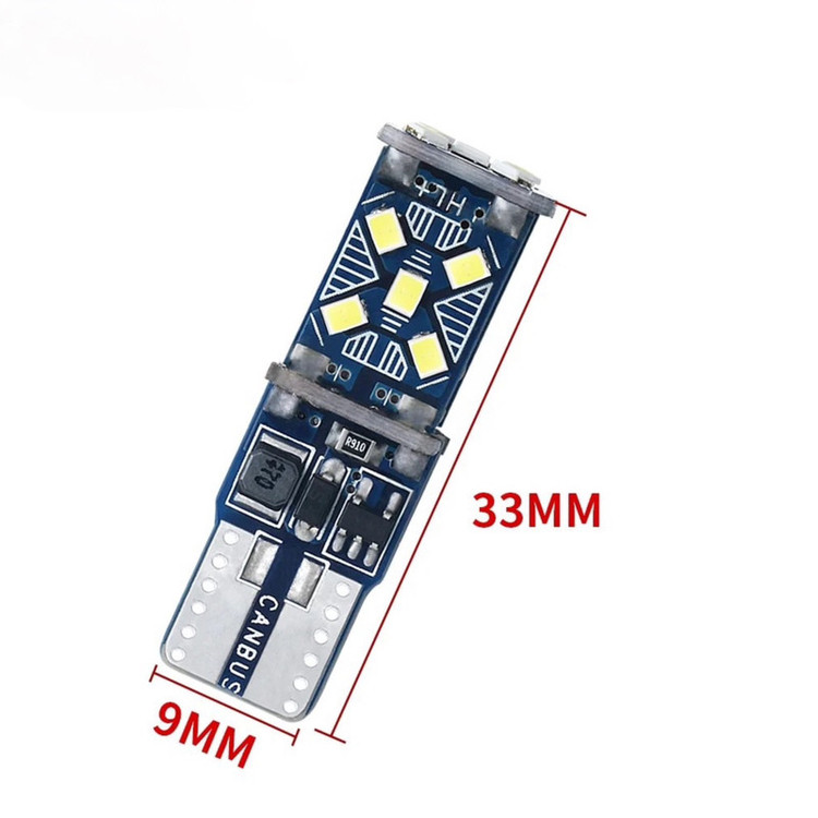 لامپ کوچک خودرو اچ اف دی مدل 15SMD-2016 بسته دو عددی